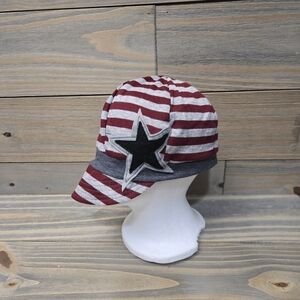 Flipside Hats USA Made Patriotic Stripe Cap Hat For Healing One Size